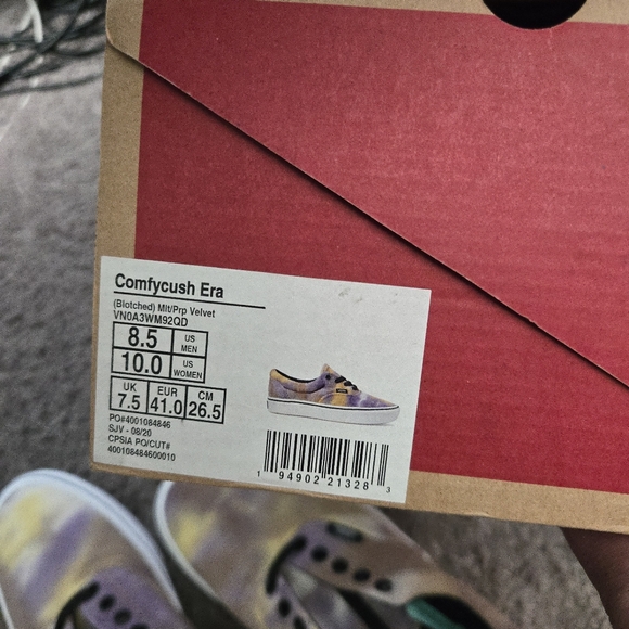 Vans Comfycush Era Women Size 10 Multicolor White Lightweight 022026 - Picture 9 of 9